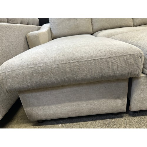 3345 - Coddle Aria beige sofa bed with storage - (transit marks), original RRP £916.66 + VAT (4224-18) *Thi... 