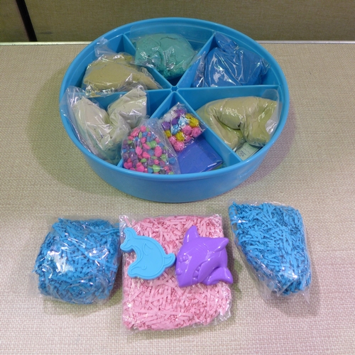 6028 - Diamond art and Three Made By Me sensory bins (352-536, 547-549) *This lot is subject to VAT