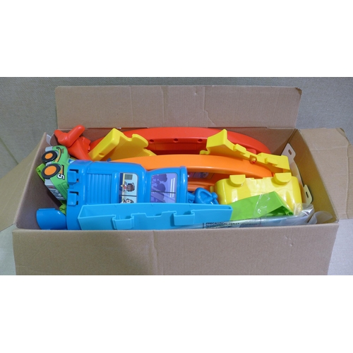 6044 - Toot Toot drivers remote control raceway and Gabby's dollhouse (352-248, 263) *This lot is subject t... 