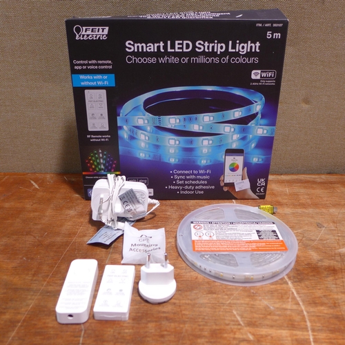 6049 - Two Feit smart LED strip lights (352- 153, 155) *This lot is subject to VAT