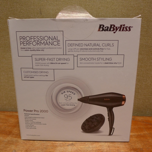 6053 - Babyliss hair dryer  (352-144) *This lot is subject to VAT