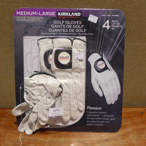 6059 - Contour Precision work gloves and Kirkland Signature golf gloves (352-240, 544) *This lot is subject... 