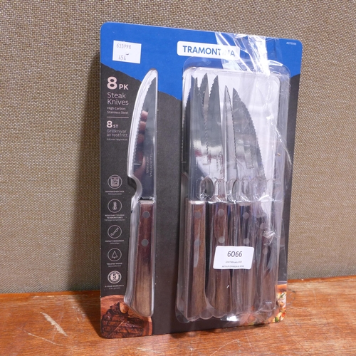 6066 - Tramontina steak knives (352-454) *This lot is subject to VAT