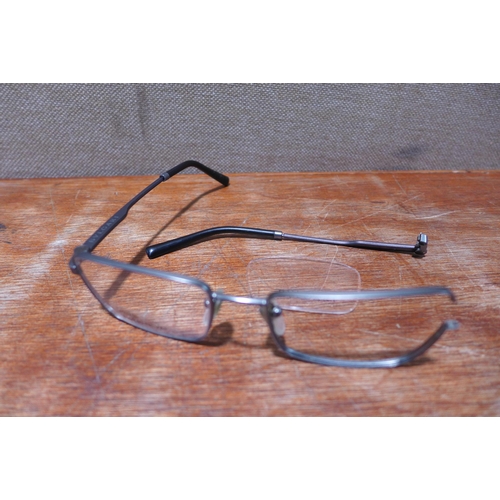 6092 - Bvlgari metal frame glasses and Ted Baker plastic framed glasses (352-351, 353) *This lot is subject... 