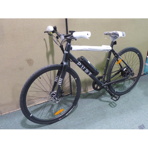 6156 - Pure Flux One electric hybrid bike with two keys, battery and charging lead