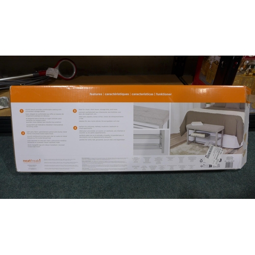 6180 - Neatfreak Storage Bench (352-349, 451) *This lot is subject to VAT