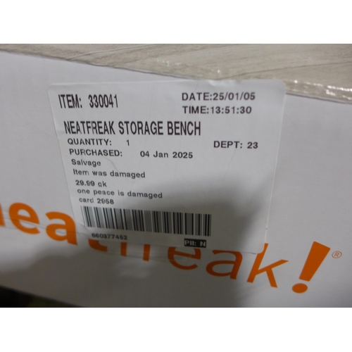 6184 - Neatfreak storage bench (352-446) *This lot is subject to VAT