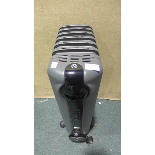 6228 - Delonghi oil filled grey radiator (352-241) *This lot is subject to VAT