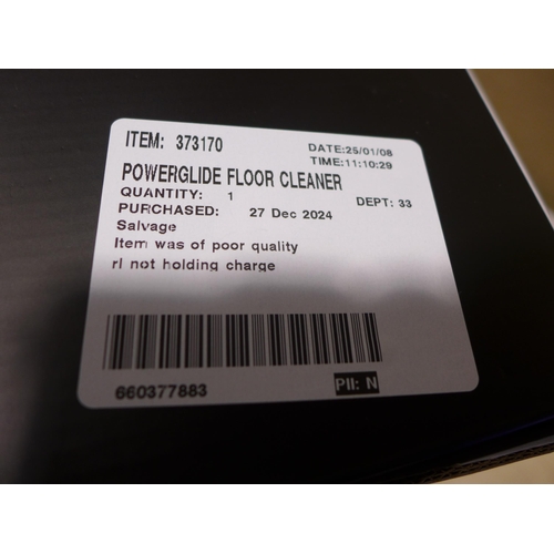 6235 - Powergilde floor cleaner with battery and charger (352-809)  * This lot is subject to VAT