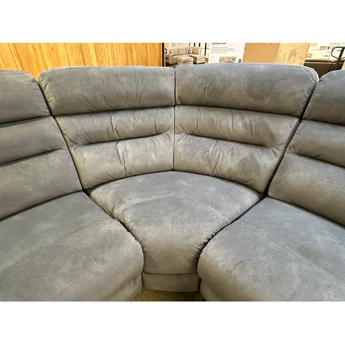 3281 - Ellis grey corner sofa with power head & foot, original RRP £1416.66 + VAT (4225-8) *This lot is sub... 