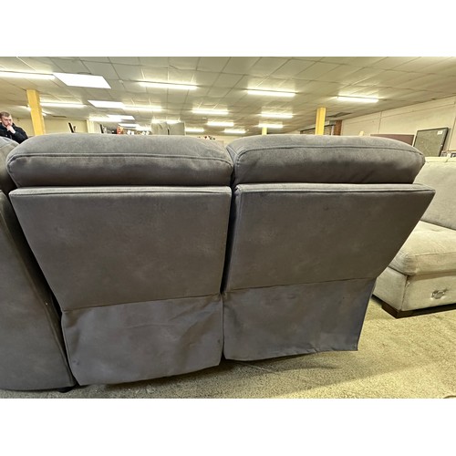 3281 - Ellis grey corner sofa with power head & foot, original RRP £1416.66 + VAT (4225-8) *This lot is sub... 