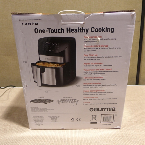 6360 - Gourmia 7Qt air fryer, Absodry moisture absorber and refills (352-109, 125) *This lot is subject to ... 