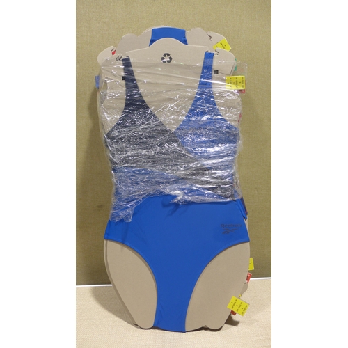 6371 - Reebok womens swimsuits x 20, various colours and sizes, majority with tags *This lot is subject to ... 