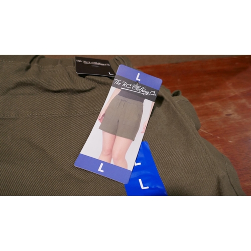 6333 - B.C. Clothing Company womens shorts x 10, various colours and sizes, majority with tags *This lot is... 