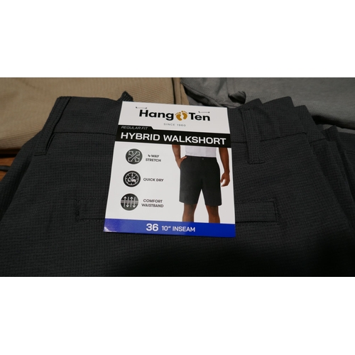 6336 - Hang Ten Hybrid walk shorts x 10, various colours and sizes, majority with tags *This lot is subject... 