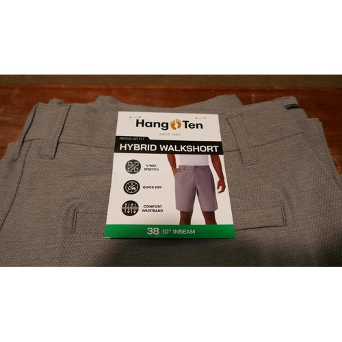 6339 - Hang Ten Hybrid walk shorts x 10, various colours and sizes, majority with tags *This lot is subject... 