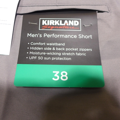 6349 - Kirkland Signature mens performance shorts x 10, various colours and sizes, majority with tags *This... 