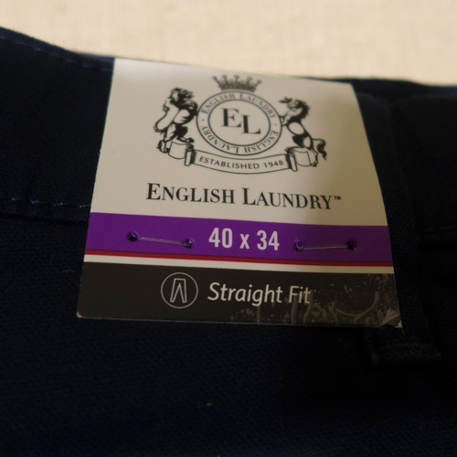 6350 - English Laundry mens trousers x 10, various sizes and colours, majority with tags *This lot is subje... 