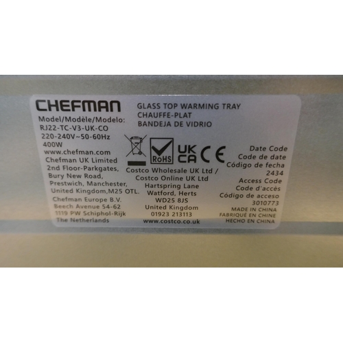 6255 - Chefman XL warming tray ( 352-812)  * This lot is subject to VAT