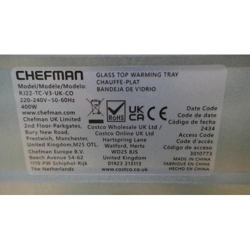 6257 - Chefman XL warming tray ( 352-814)  * This lot is subject to VAT