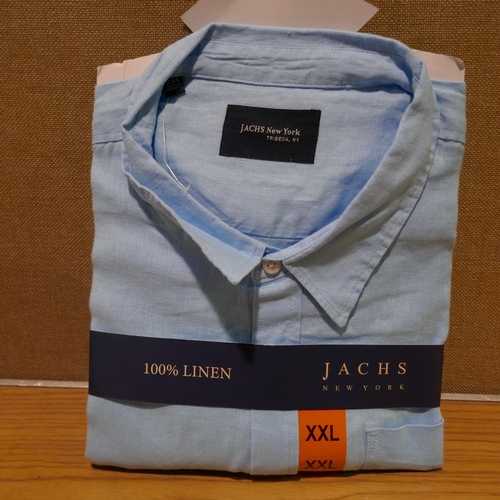 6273 - Jachs New York mens linen shirts x 10, various sizes, majority with tags *This lot is subject to VAT