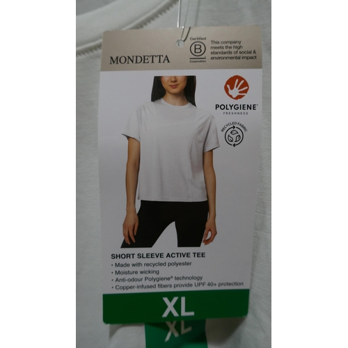 6275 - Mondetta womens T-shirts x 20, various sizes and colours, majority with tags *This lot is subject to... 