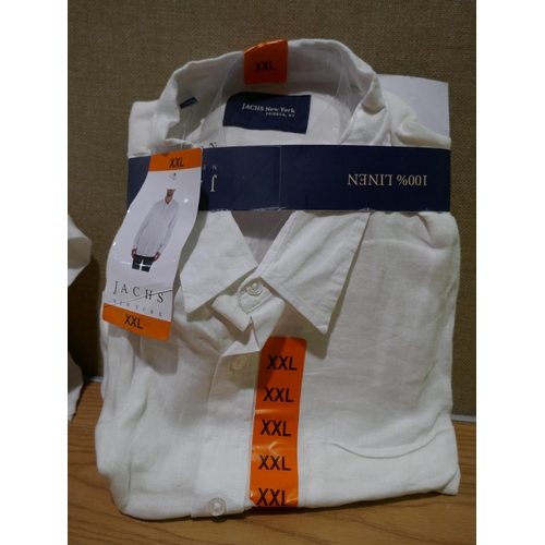 6276 - Jachs New York mens linen shirts x 10, various sizes *This lot is subject to VAT