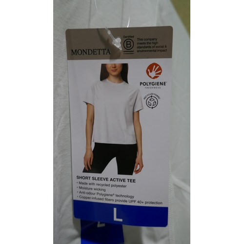 6278 - Mondetta womens T-shirts x 20, various sizes and colours, majority with tags *This lot is subject to... 