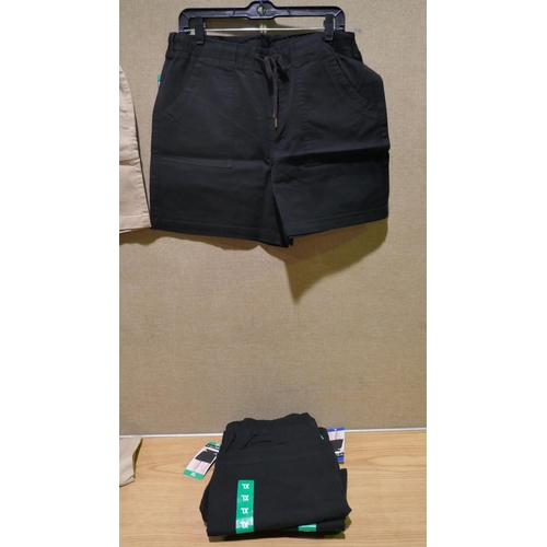 6285 - B.C. Clothing Company womens shorts x 10, various sizes and colours, majority with tags *This lot is... 