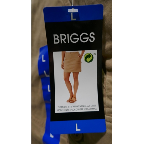 6286 - Briggs womens skorts x 10, various colours and sizes, majority with tags *This lot is subject to VAT