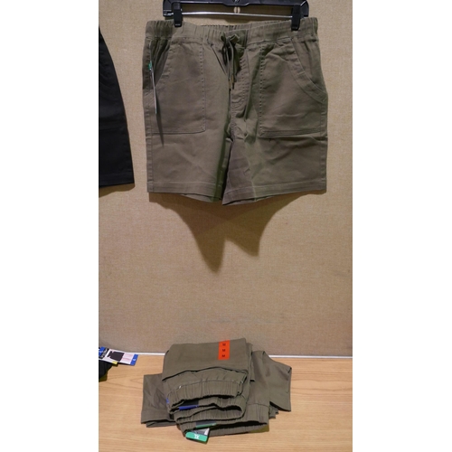 6289 - B.C. Clothing Company womens shorts x 10, various colours and sizes, majority with tags *This lot is... 