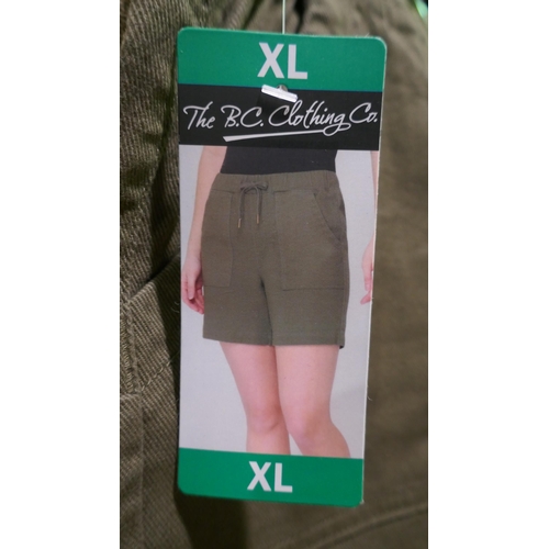 6289 - B.C. Clothing Company womens shorts x 10, various colours and sizes, majority with tags *This lot is... 