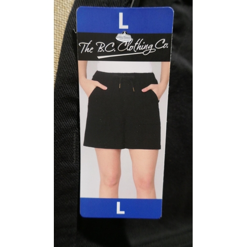 6291 - B.C. Clothing Company womens shorts x 10, various sizes and colours, majority with tags *This lot is... 