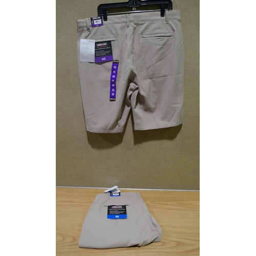 6294 - Chaps/Kirkland mens shorts x 10, various sizes and colours, majority with tags *This lot is subject ... 