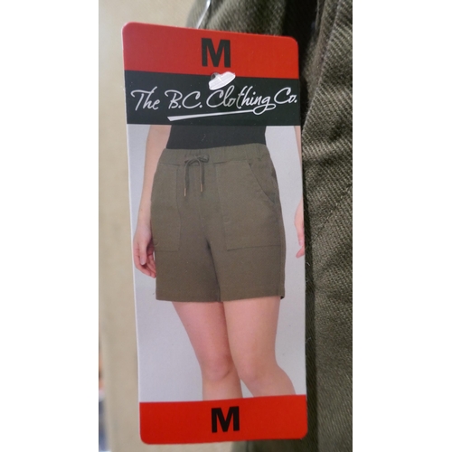 6297 - B.C. Clothing Company womens shorts x 10, various colours and sizes, majority with tags *This lot is... 