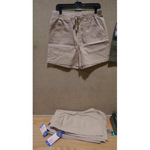 6299 - B.C. Clothing Company womens shorts x 10, various colours and sizes, majority with tags *This lot is... 