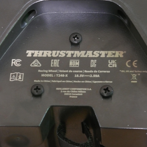 6301 - Thrustmaster T248 Xbox racing wheel and pedals (352-829)  * This lot is subject to VAT