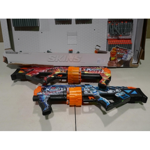 6310 - X Shot Skins last stand nerf guns (352-417) *This lot is subject to VAT