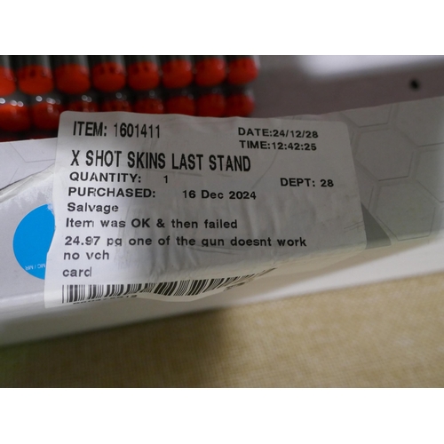 6310 - X Shot Skins last stand nerf guns (352-417) *This lot is subject to VAT