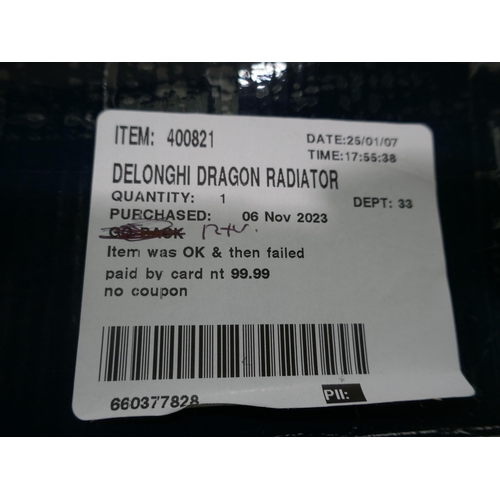 6315 - Delonghi dragon radiator, Original RRP £99.99 + VAT (352-504) *This lot is subject to VAT