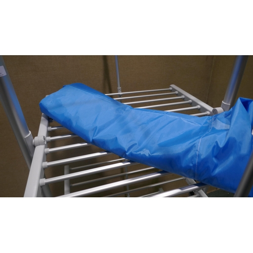 6327 - Vybra 3 tier electric airer with cover   (352-158) *This lot is subject to VAT