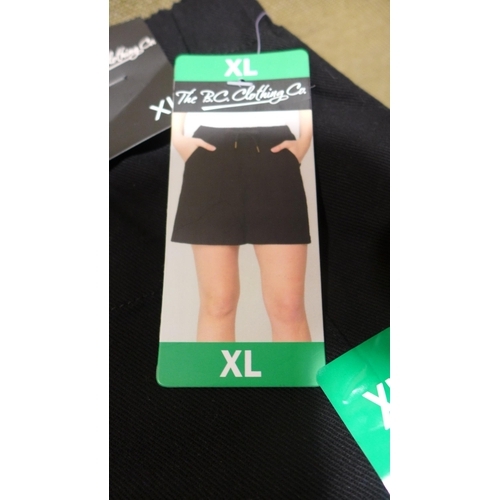 6345 - B.C. Clothing Company womens shorts x 10, various colours and sizes, majority with tags *This lot is... 