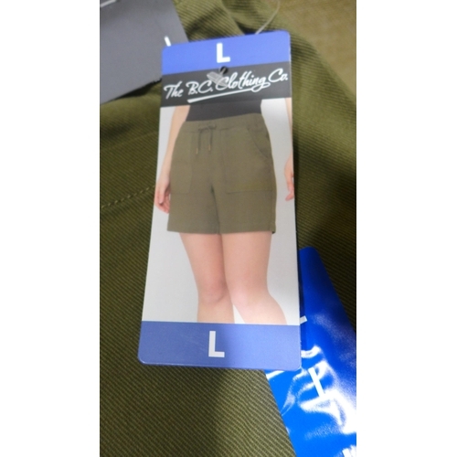 6353 - B.C. Clothing Company womens shorts x 20, various colours and sizes, majority with tags *This lot is... 