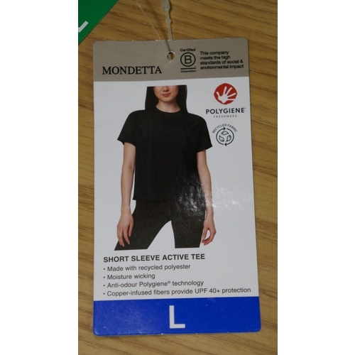 6281 - Mondetta womens T-shirts x 20, various sizes and colours, majority with tags *This lot is subject to... 