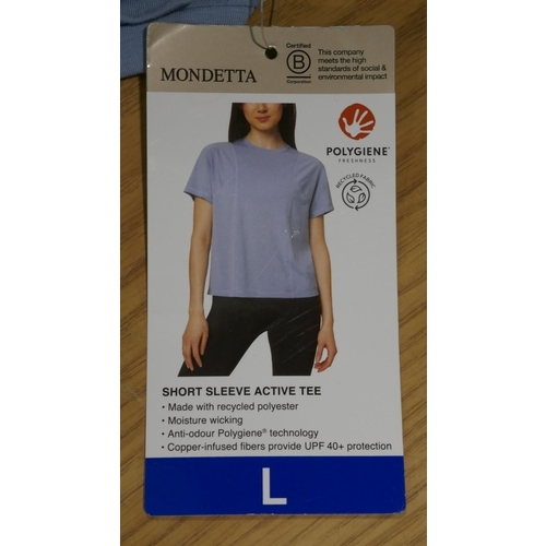 6281 - Mondetta womens T-shirts x 20, various sizes and colours, majority with tags *This lot is subject to... 