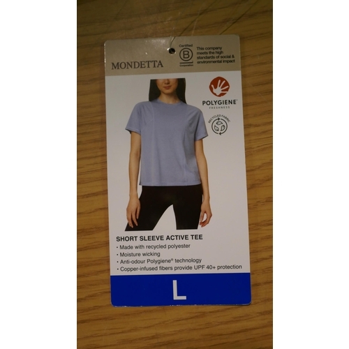 6283 - Mondetta womens T-shirts x 20, various sizes and colours, majority with tags *This lot is subject to... 