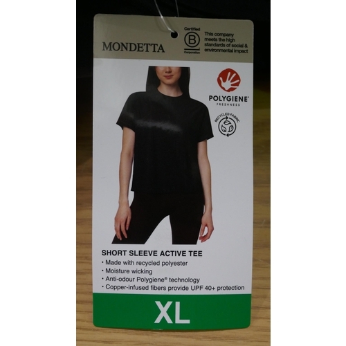 6283 - Mondetta womens T-shirts x 20, various sizes and colours, majority with tags *This lot is subject to... 