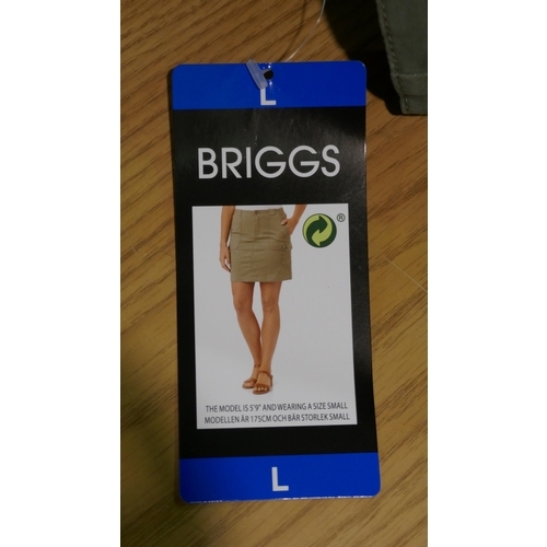 6286 - Briggs womens skorts x 10, various colours and sizes, majority with tags *This lot is subject to VAT