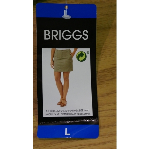 6300 - Briggs womens skorts x 10, various sizes and colours, majority with tags *This lot is subject to VAT