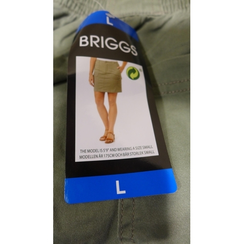 6341 - Briggs women skorts x 10, various sizes and colours, majority with tags *This lot is subject to VAT